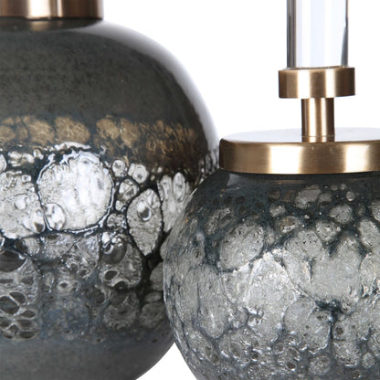 Art Glass Bottles Set/2
