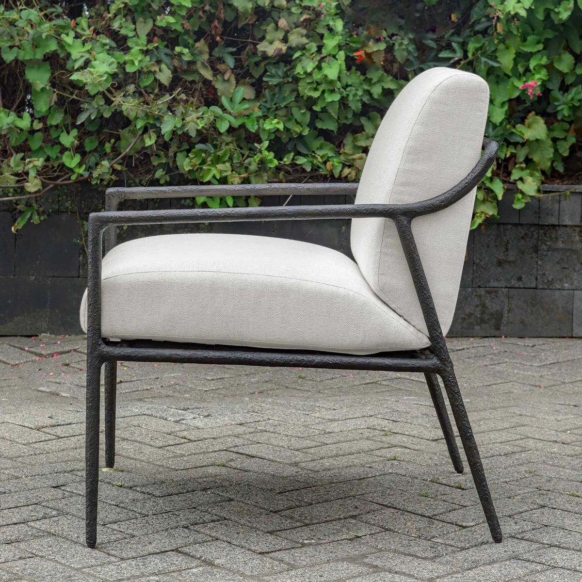 Outdoor Upholstered Lounge Chair