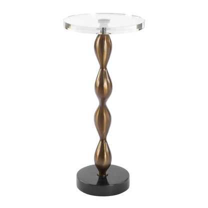 Sculptural Bronze Drink Table