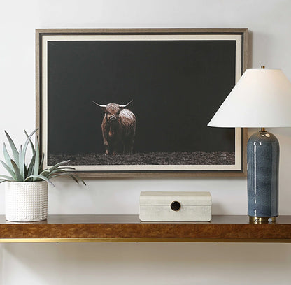 Framed Bovine Print