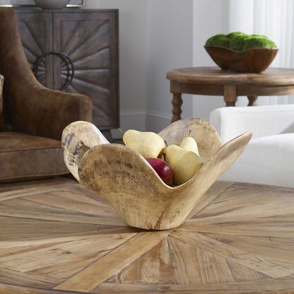 Natural Wood Bowl