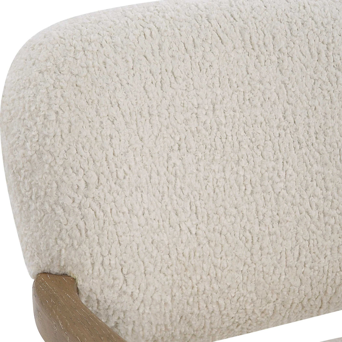 Natural Shearling Accent Chair