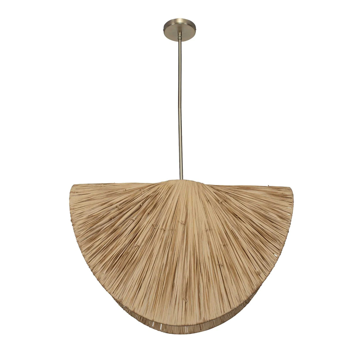 1 Light Raffia Pendant