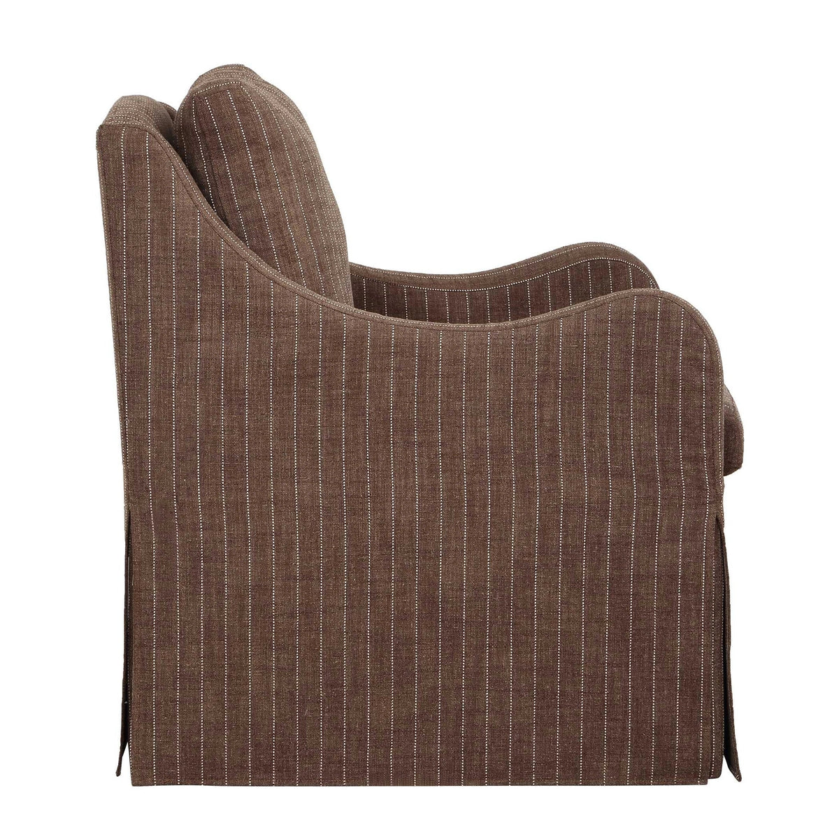 Pinstripe Swivel Chair