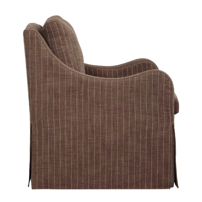 Pinstripe Swivel Chair