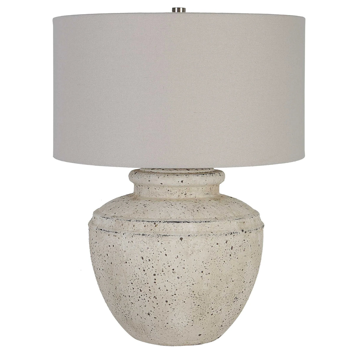 Aged Stone Table Lamp