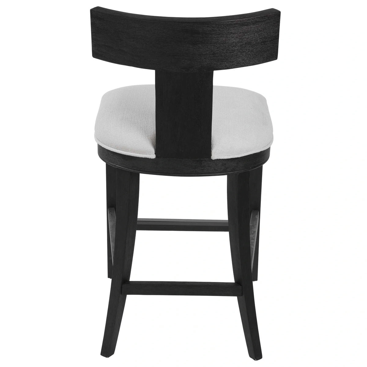 Whitewashed Wood Counter Stool
