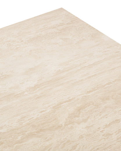Enzo - Enzo Dining Table, Travertine, 98in | FINAL SALE