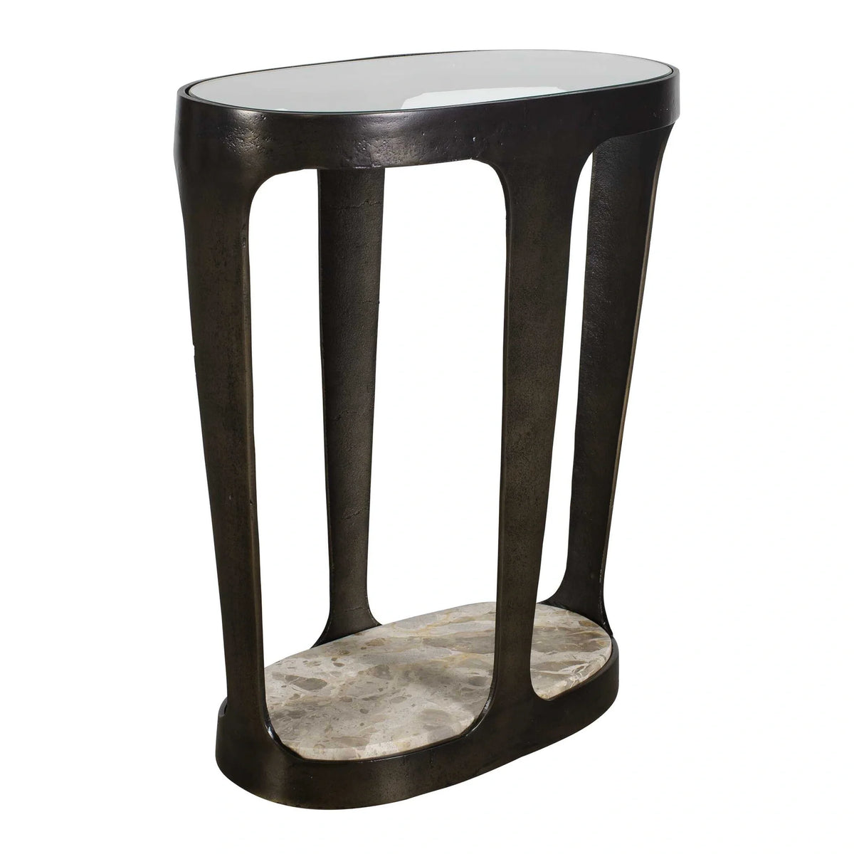 Dark Bronze Accent Table