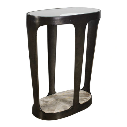 Dark Bronze Accent Table