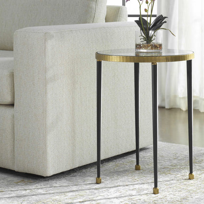 Antique Gold Side Table