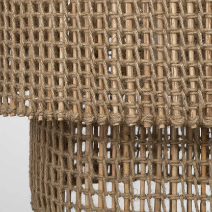 Woven Jute 1 Light Pendant
