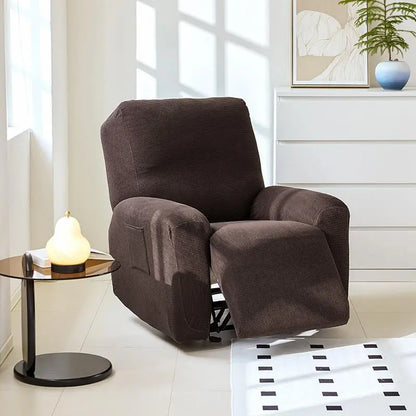 Stretch Armchair & Recliner Slipcover | Elastic Single-Seat Cover, Machine Washable | Eight Colours