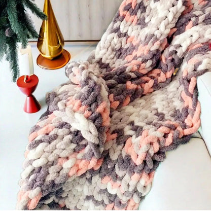 Cute Chunky Knit Blanket