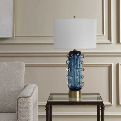 Clear Glass Table Lamp