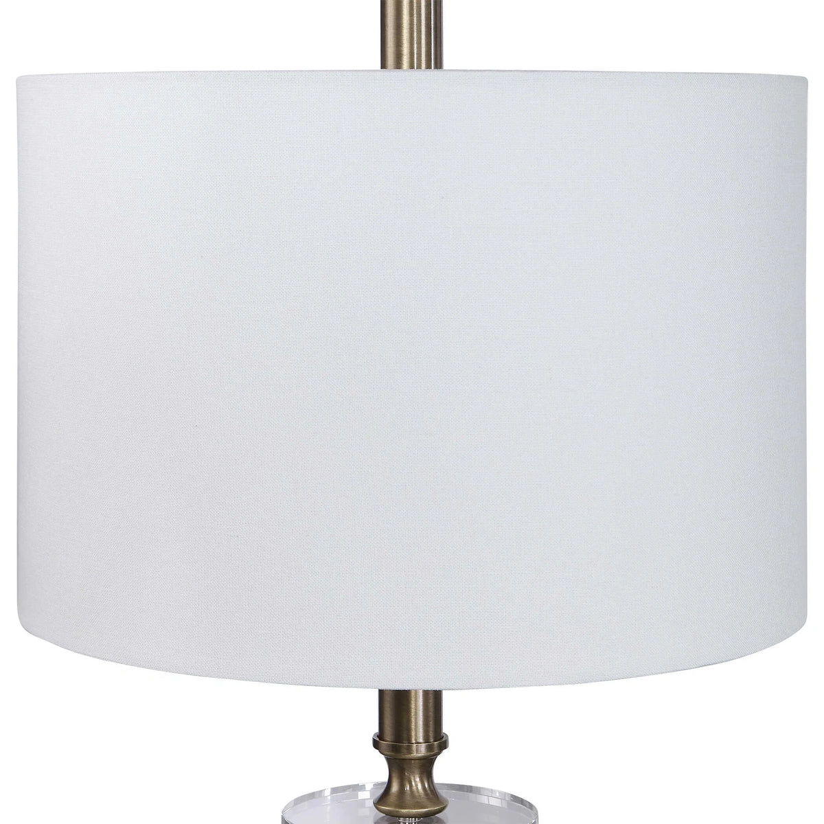 Aged Black Floor Lamp