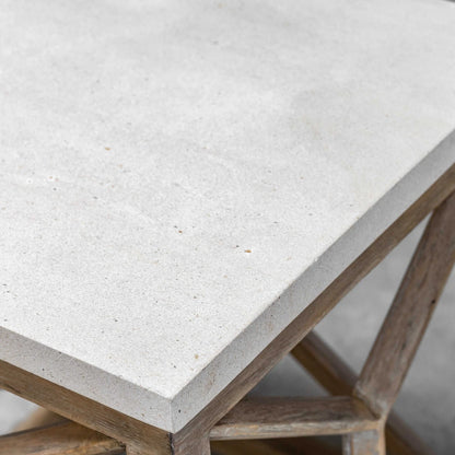 Stone End Table