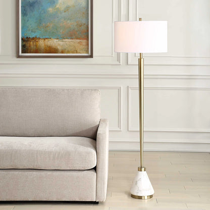 Tapered Metal Floor Lamp