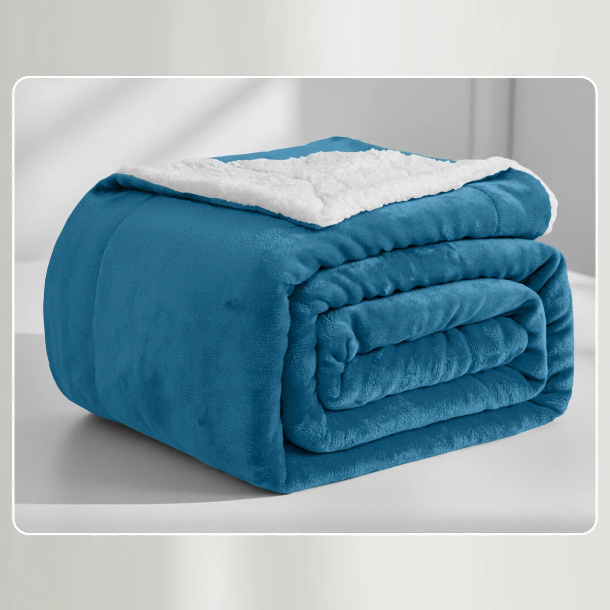 Soft Sherpa Fleece Throw Blankets - Dual-Layer Design with 230 GSM Fleece, 180 GSM Sherpa for Lightweight Warmth, Ideal for Relaxing Nights, Bed Layering; Available in Twin, Queen, King, Throw Sizes