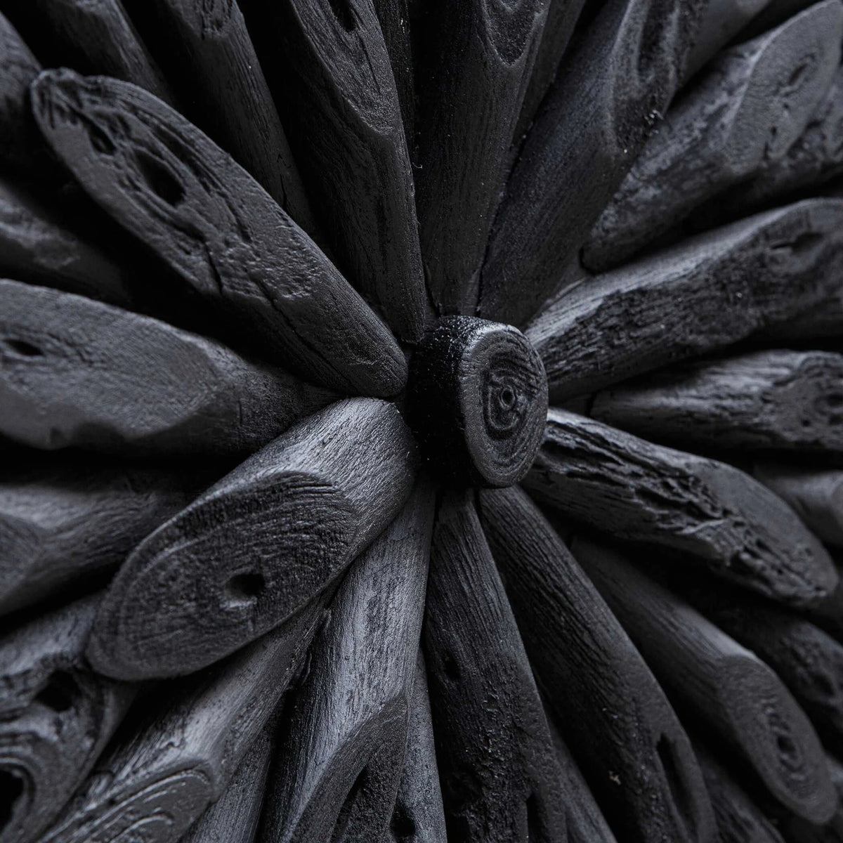 Black Wood Wall Decor