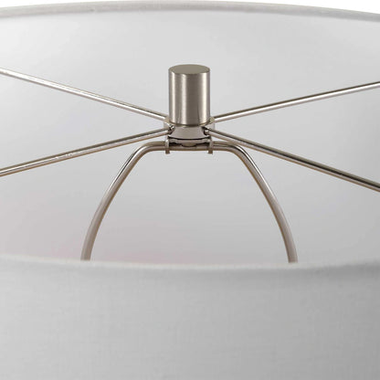 White Glaze Table Lamp