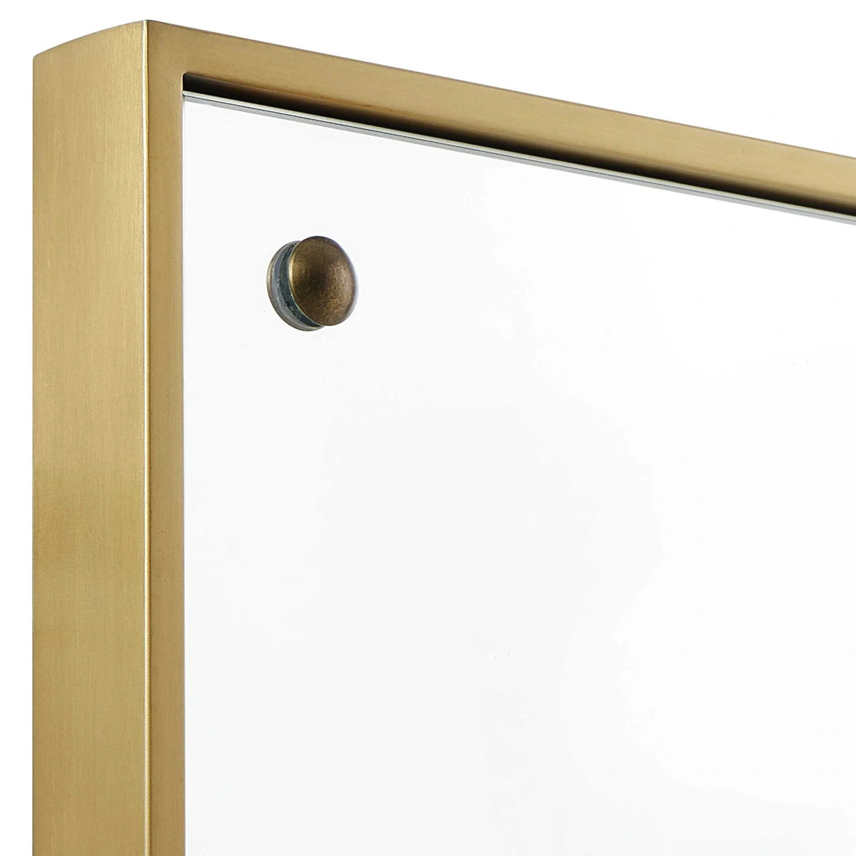 Brass Rectangular Mirror