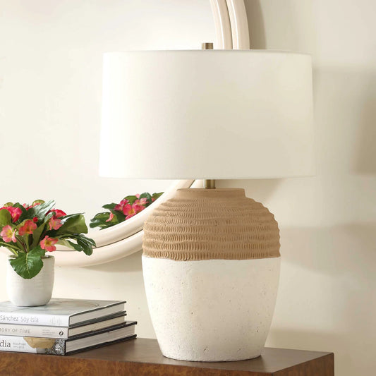 Terracotta Table Lamp