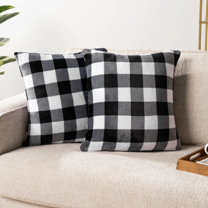 Transform Your Space with PAVILIA Decorative Throw Pillow Covers - Set of 2 Luxurious Velvet Cases for a Cozy Boho Aesthetic in Your Bedroom or Living Room