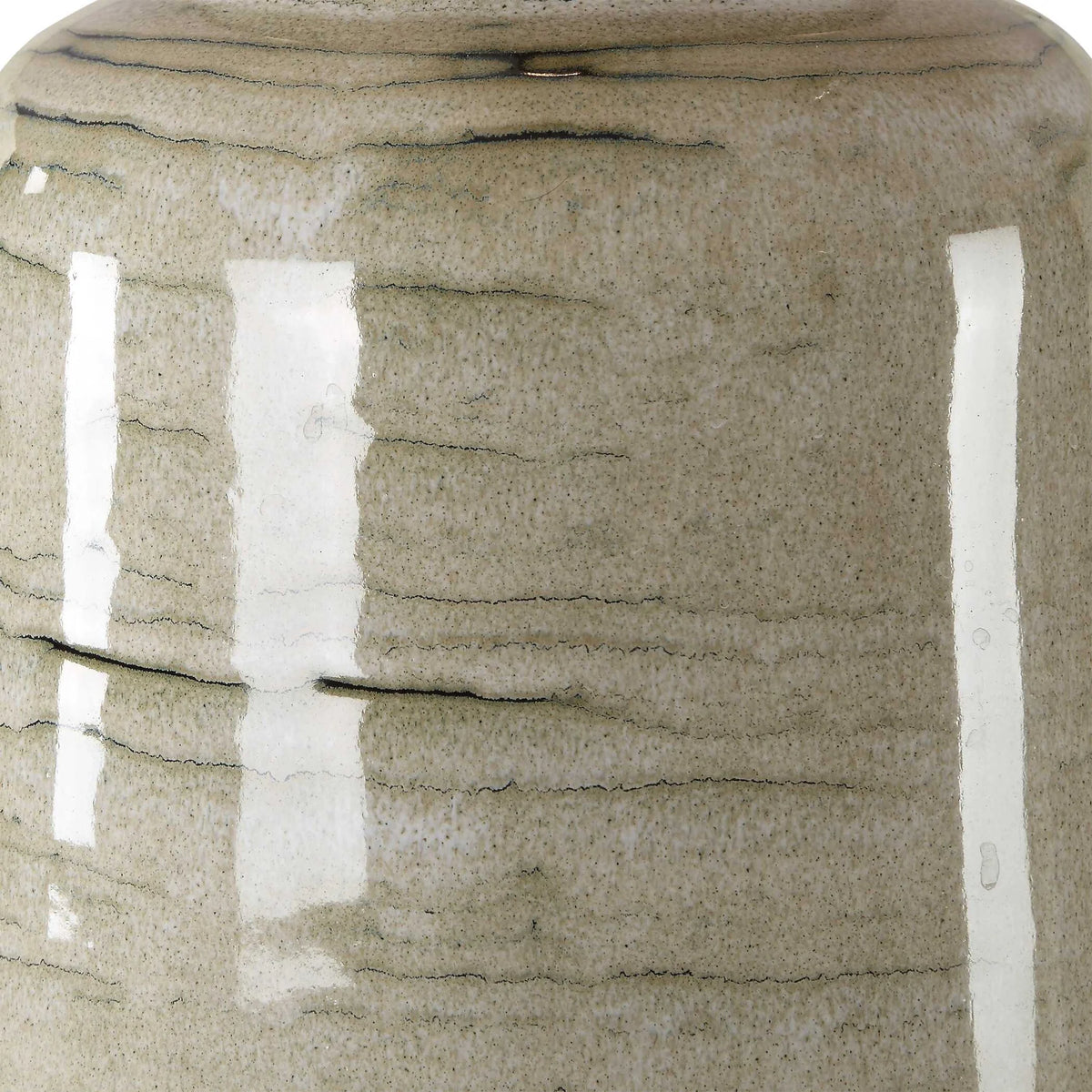 Tan Glaze Table Lamp