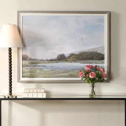Serene Waterscape Framed Print