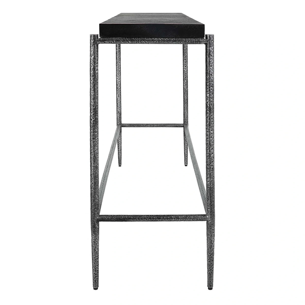 Black Concrete Console Table