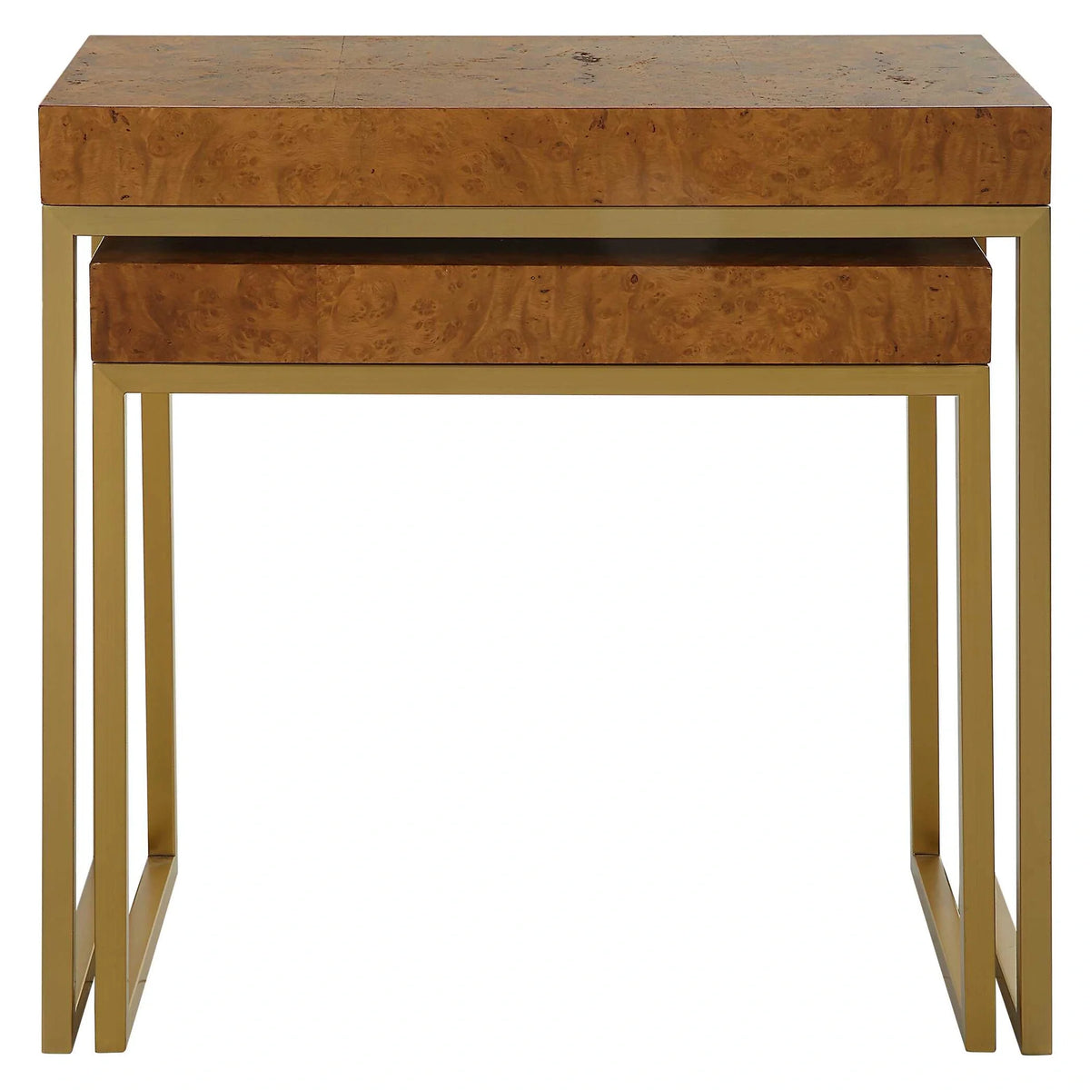 Wooden Nesting Tables, Set of 2