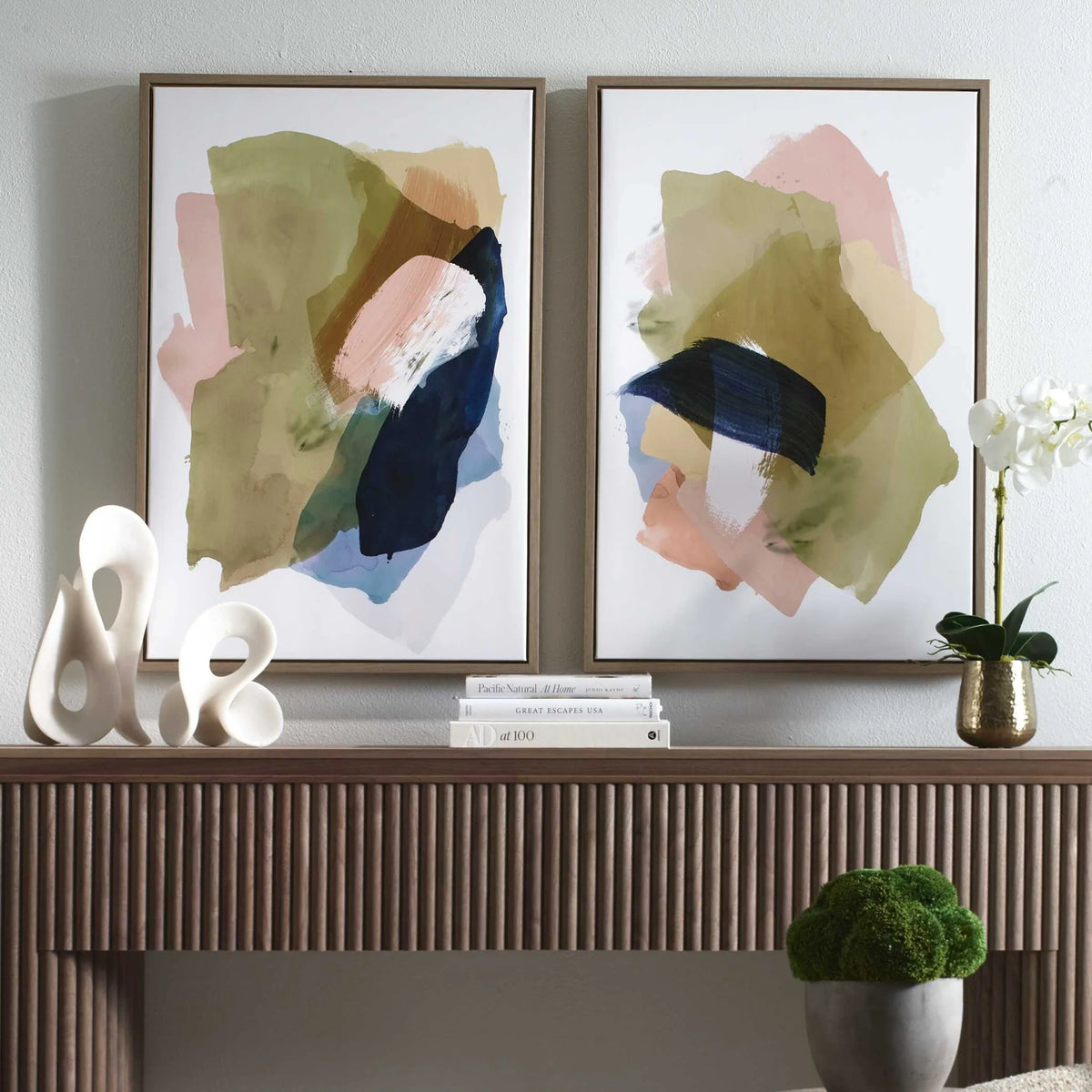 Afternoon Framed Canvases Set/2