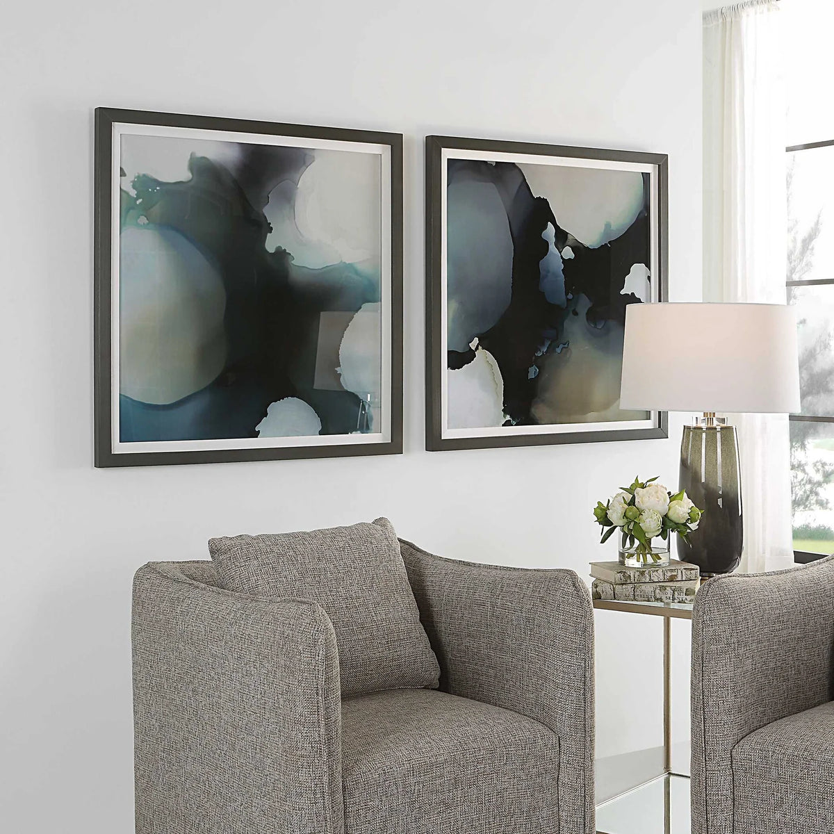 Abstract Framed Prints Set/2