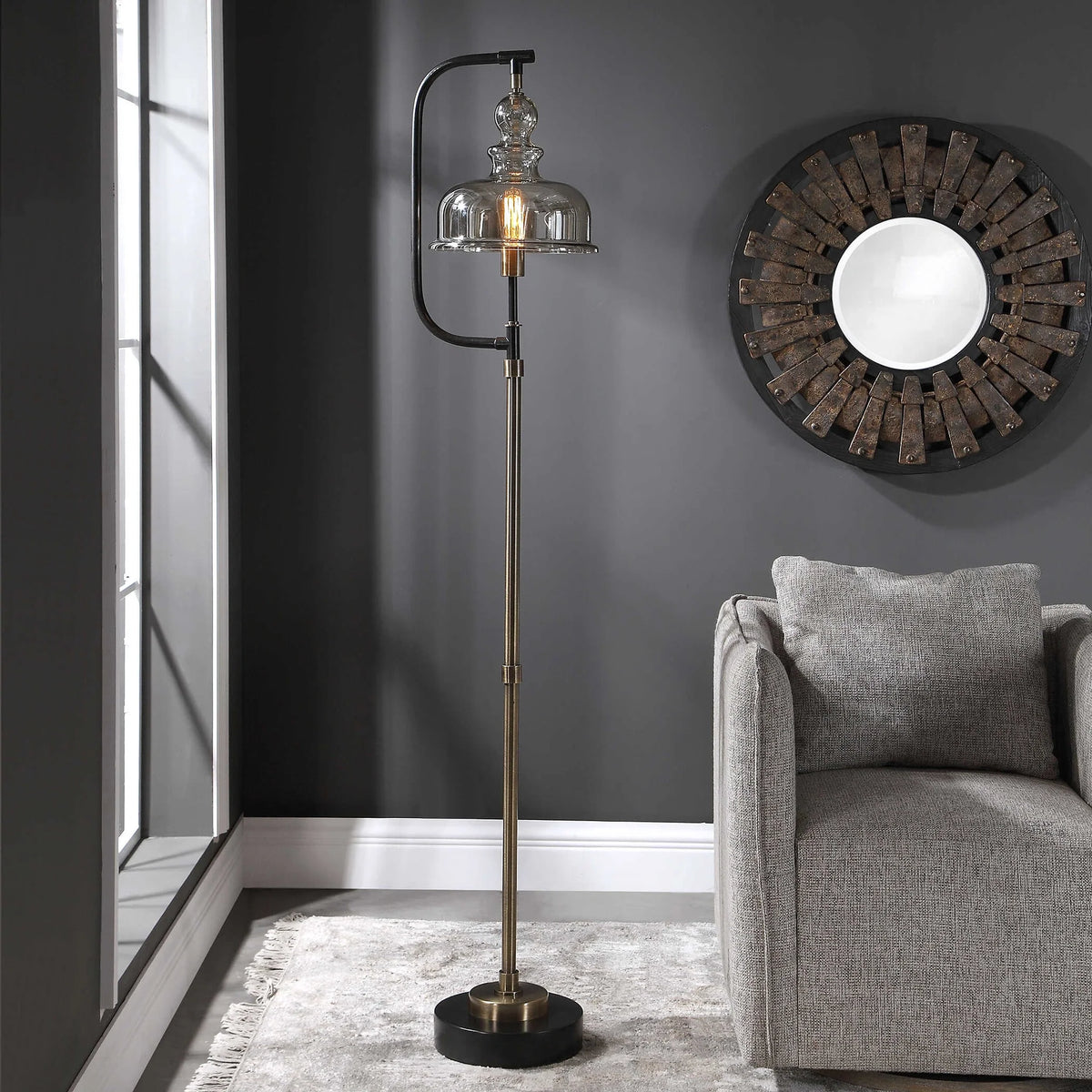 Industrial Floor Lamp