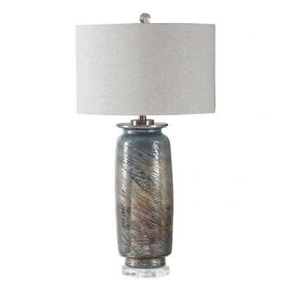 Swirl Glass Table Lamp