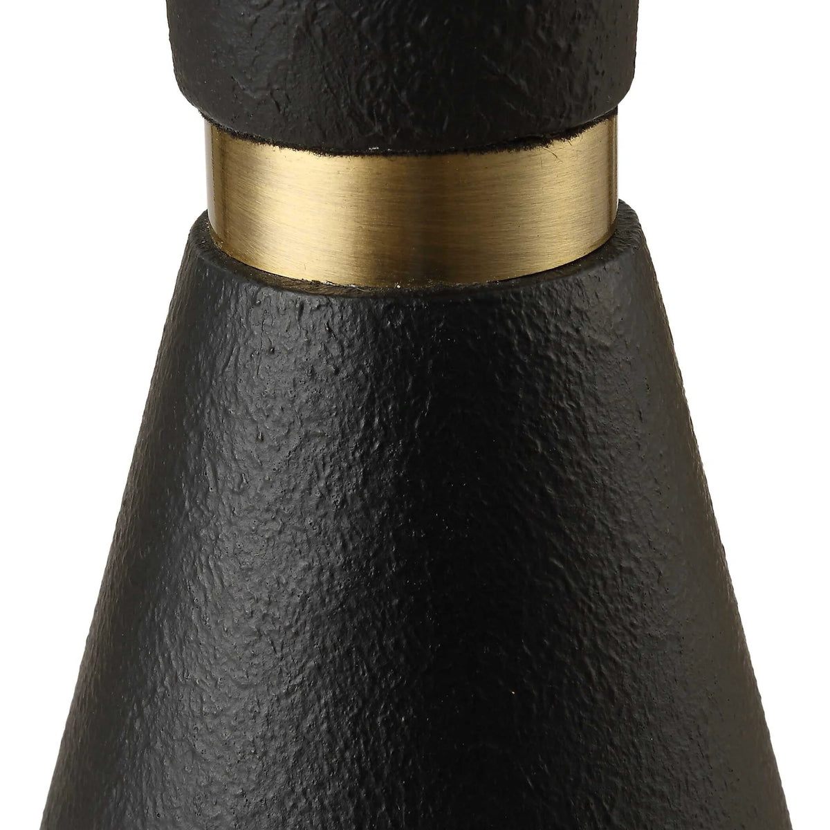 Black Tapered Floor Lamp