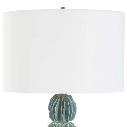 Teal Blue Table Lamp