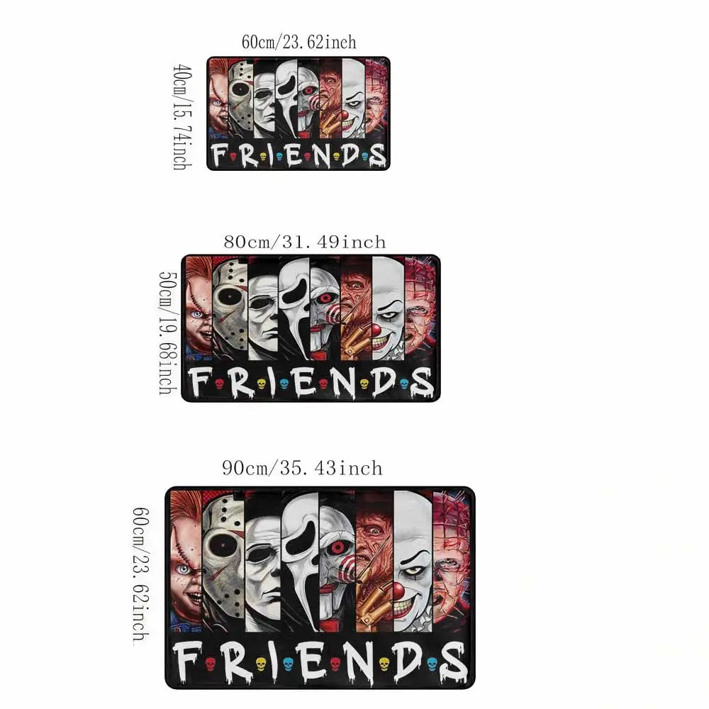 Horror Movie Characters Indoor Area Rug