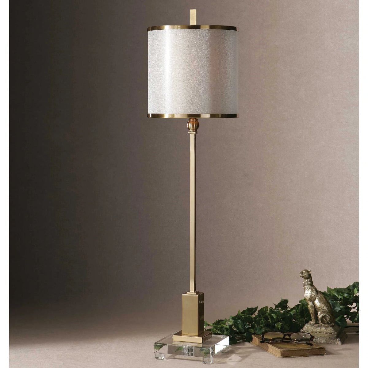 Brass Buffet Lamp