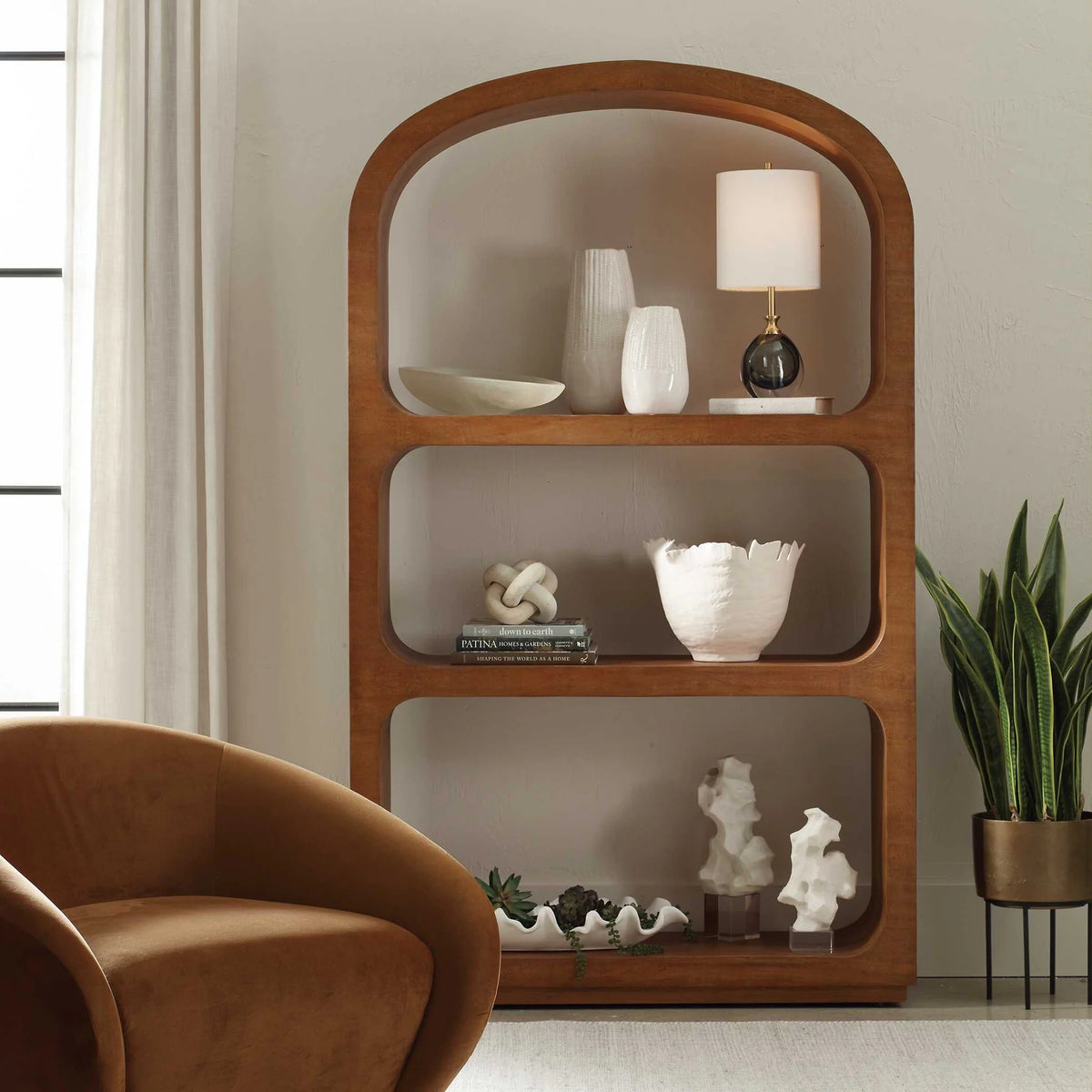 Seamless Wooden Etagere