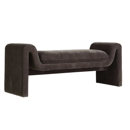 Modern Charcoal Bench