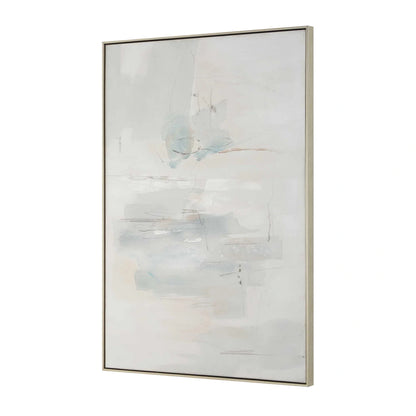 Gray & Sand Abstract Pencil Art
