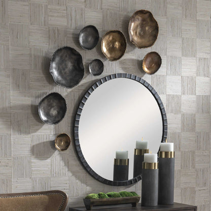 Nickel Wall Decor Set/4
