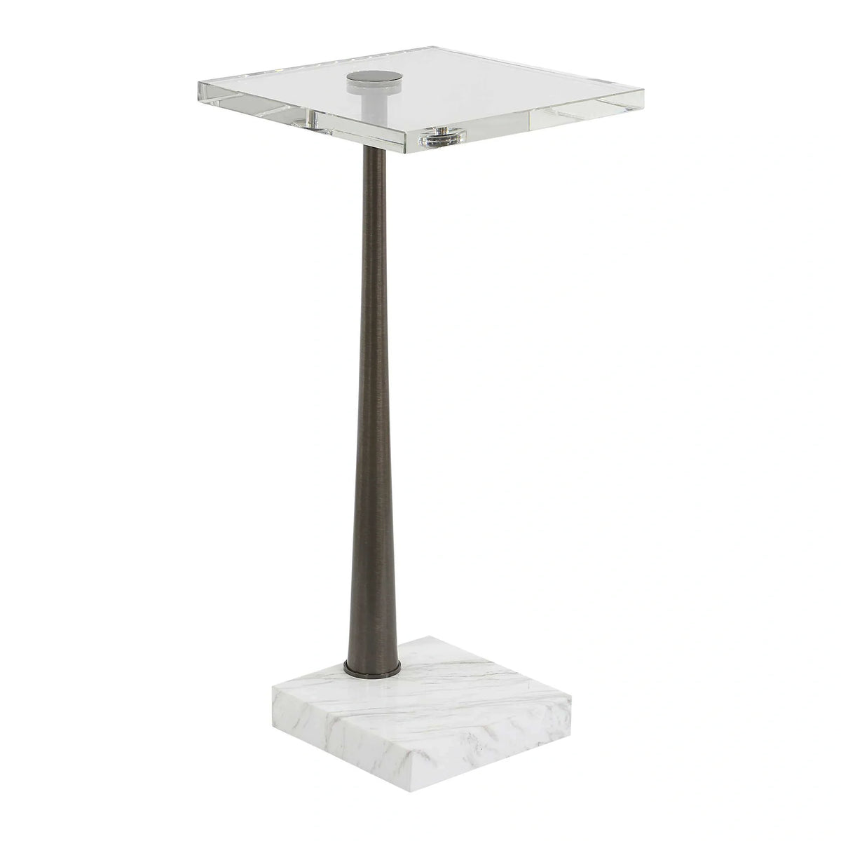 Marble & Crystal Drink Table