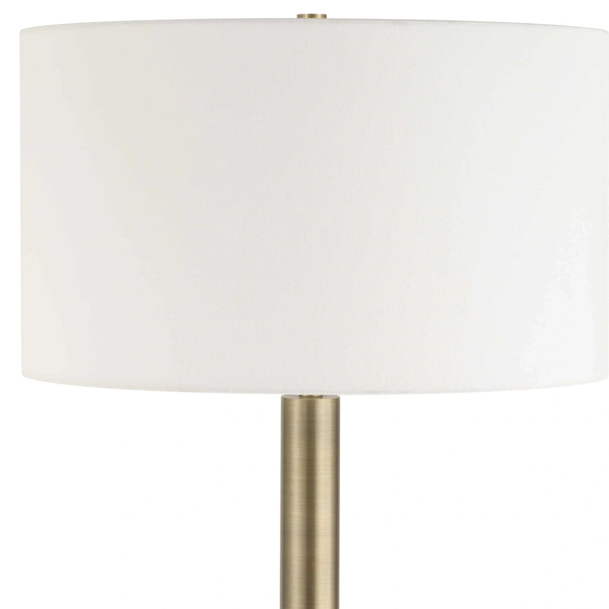 Gold Travertine Floor Lamp