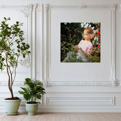 'Lady Bug' Canvas Print by Mark Lovett Studio - Wall Art for Kid's Room Decor, Vibrant Oil Painting Reproduction