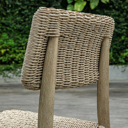 Outdoor Wicker Dining Chair