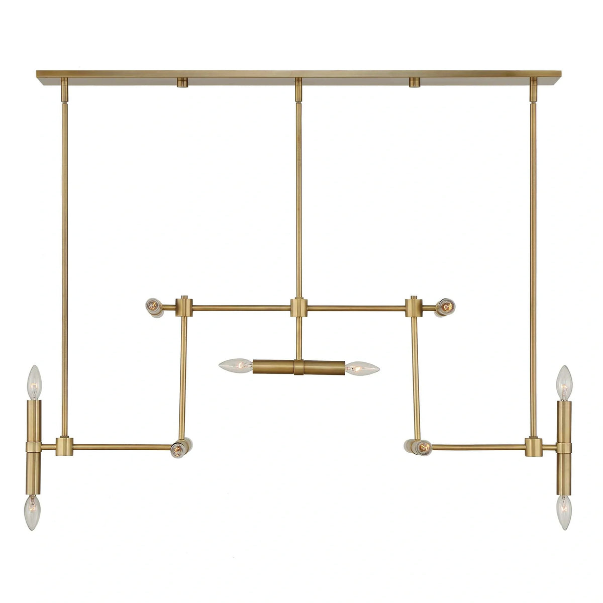 14 Light Modern Linear Pendant