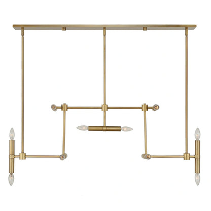 14 Light Modern Linear Pendant